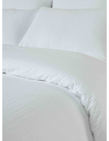 Housses de couette en Gaze de coton Blanche