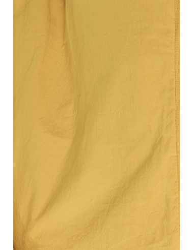 Draps housse en Coton Lavé Jaune Curry