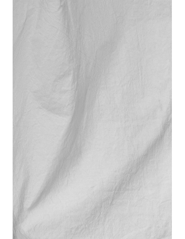 Draps housse en Coton Lavé Gris Perle