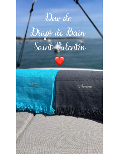 DUO DE DRAPS DE BAIN