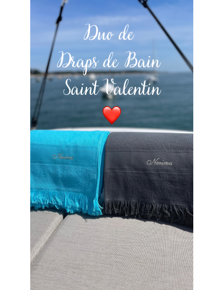 DUO DE DRAPS DE BAIN