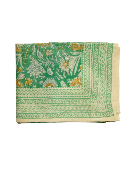 Nappes Block Print Nerhu Green