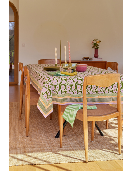 Nappes Block Print Chunni Cyprés