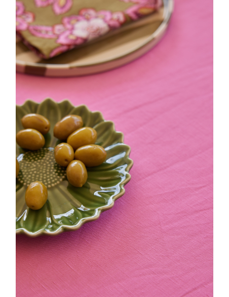 Nappe Lin & Coton Rose