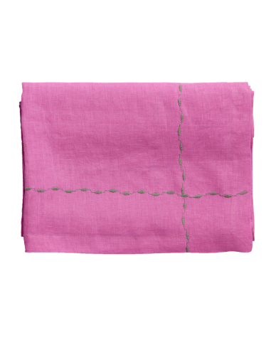 Nappe Lin & Coton Rose