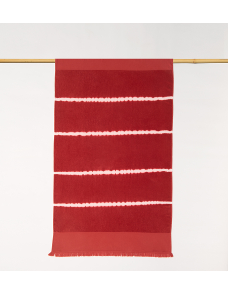 Fouta Eponge Tie & Dye Orange