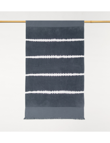 Fouta Eponge Tie & Dye Grise