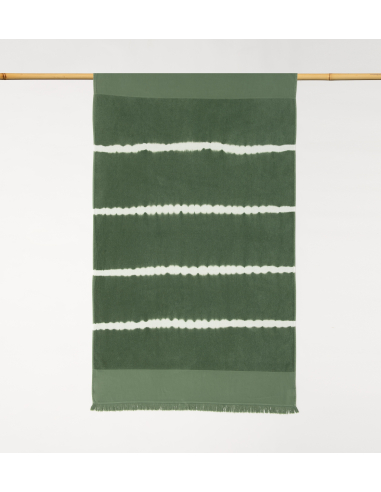 Fouta Eponge Tie & Dye Kaki