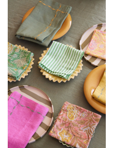 Serviettes Lin & Coton