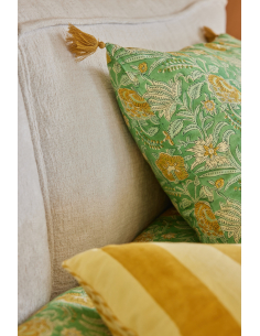 Coussin Block Print Nerhu