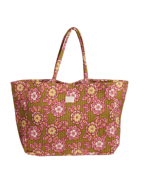 Sac Trotter Block Print Jakarta Olive