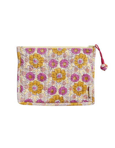 Pochettes Block Print Pravar Cassis