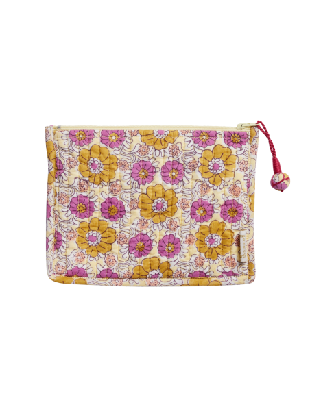 Pochettes Block Print Pravar Cassis