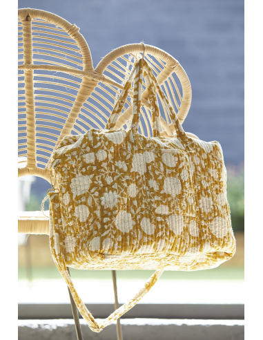 Sacs Cabas Block Print Tupia Absynthe