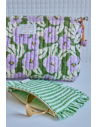 Trousse Block Print Chunni Cyprés