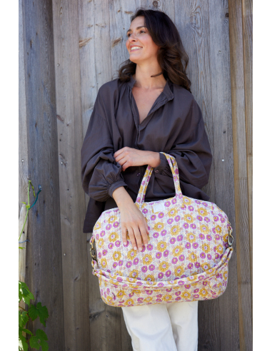 Sacs Cabas Block Print Pravar Cassis
