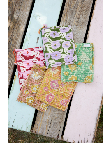 Pochettes Block Print