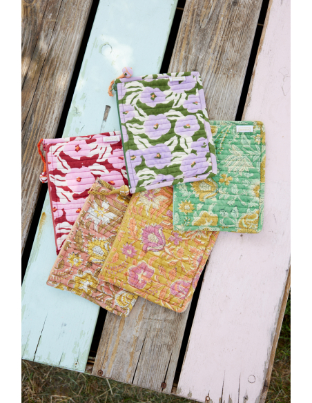 Pochettes Block Print