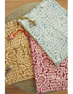 Pochettes Block Print