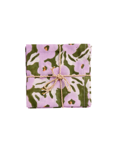 Lot de 2 Serviettes de Table Block Print 2