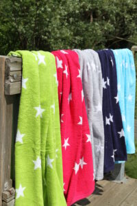 Draps de bain coton stars !