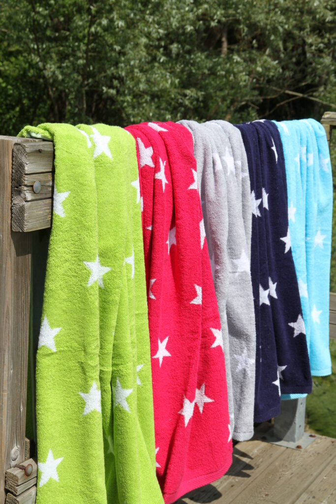 Draps de bain coton stars !