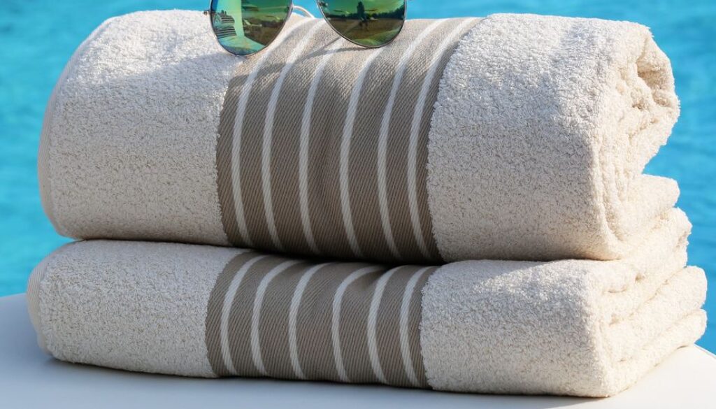 Drap de Bain Basque éponge 550 gr/m² !