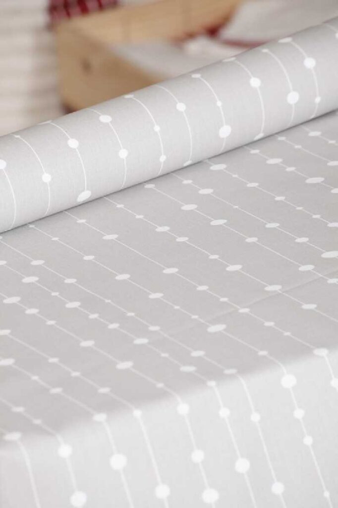 Nappe Enduite Perles Gris