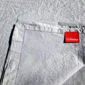 Nappe en coton lavé grise